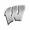 Cheapest 😍 Unbranded WinCraft Wisconsin Badgers Team Chrome Car Emblem 🤩