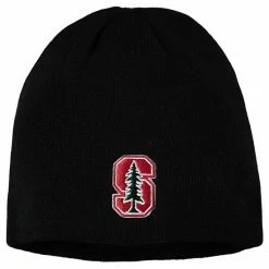 Deals ⌛ Unbranded Men's Top Of The World Black Stanford Cardinal EZDOZIT Knit Beanie 🥰