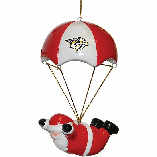 Discount ๐ฅ Unbranded Nashville Predators Skydiving Santa Ornament ๐