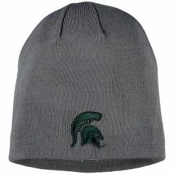 Buy 👏 Unbranded Men's Top Of The World Gray Michigan State Spartans EZDOZIT Knit Beanie ✔️