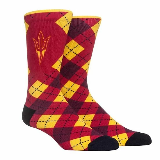 Top 10 โค๏ธ Unbranded Men's Rock Em ๐งฆ Socks Arizona State Sun Devils HyperOptic Argyle ๐ Dress ๐งฆ Socks ๐
