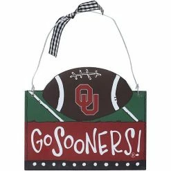 Cheap 👍 Unbranded Oklahoma Sooners Logo Football Ornament 🔥