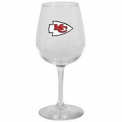 Outlet ✨ Unbranded Kansas City Chiefs 12oz. Stemmed Wine Glass ⭐