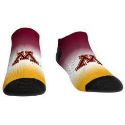 Deals 🔥 Unbranded Rock Em 🧦 Socks Minnesota Golden Gophers Dip-Dye Ankle 🧦 Socks 💯