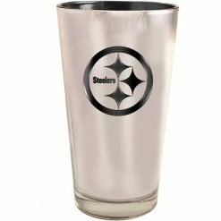 Outlet 🛒 Unbranded Pittsburgh Steelers 16oz. Electroplated Pint Glass 🔔