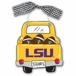Best reviews of 🔥 Unbranded LSU Tigers Wood Truck Ornament 🧨