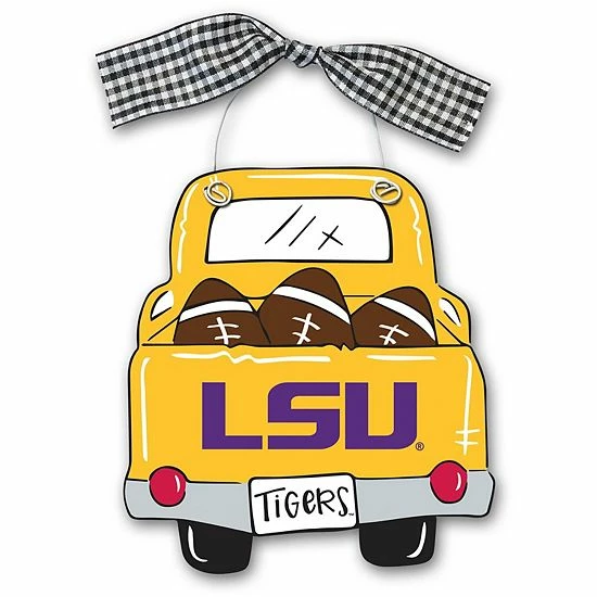 Best reviews of ๐ฅ Unbranded LSU Tigers Wood Truck Ornament ๐งจ