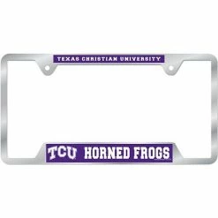 New 👍 Unbranded WinCraft TCU Horned Frogs License Plate Frame 😉