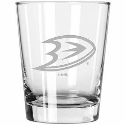 Deals ⌛ Unbranded Anaheim Ducks 15oz. Etched Double Old Fashioned Glass 😀