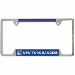 Buy 👏 Unbranded WinCraft New York Rangers Team Logo Metal License Plate Frame 😉