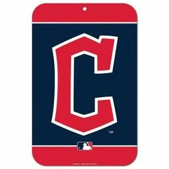 Budget ⌛ Unbranded WinCraft Cleveland Guardians 11'' X 17'' Indoor/Outdoor Styrene Sign 🥰