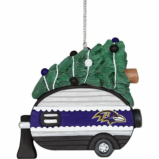 Budget 😉 Unbranded FOCO Baltimore Ravens Camper Ornament 💯 - Image 3