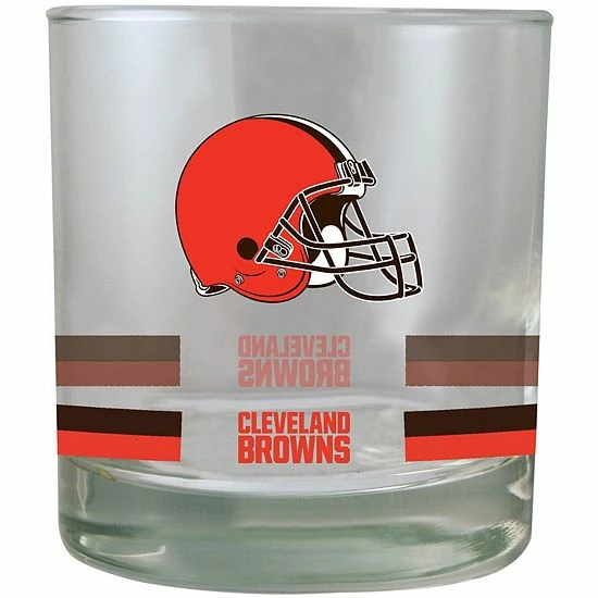 Coupon ๐ Unbranded Cleveland Browns Banded Rocks Glass โญ