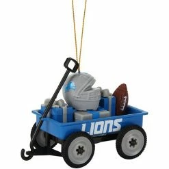 Flash Sale 👍 Unbranded Detroit Lions Team Wagon Ornament 🔥