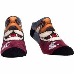 Promo 🧨 Unbranded 👩 Women's Washington State Cougars Mascot Low Ankle-Length 🧦 Socks ⭐