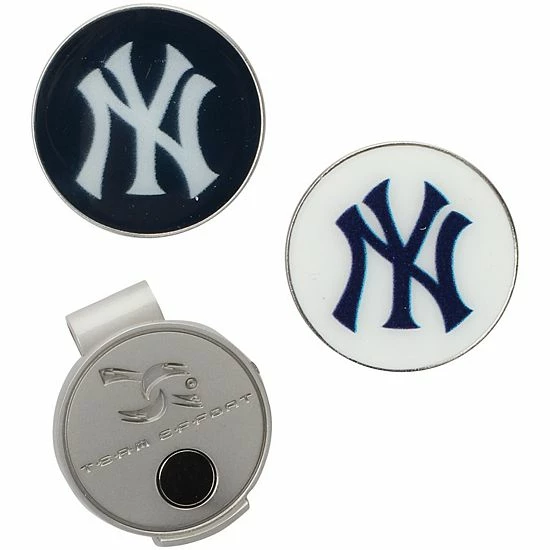 Cheapest ๐ Unbranded New York Yankees Hat Clip & Ball Markers Set ๐
