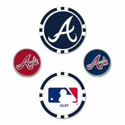 Cheap 🥰 Unbranded Atlanta Braves Ball Marker Set ⭐