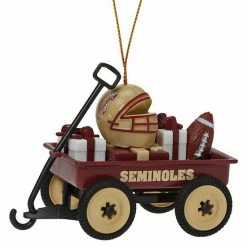 Cheapest 😍 Unbranded Florida State Seminoles Team Wagon Ornament ⌛