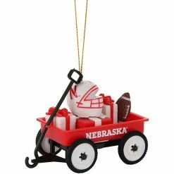 Cheap 🤩 Unbranded Nebraska Huskers Team Wagon Ornament 🤩