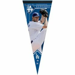 New ⭐ Unbranded WinCraft Clayton Kershaw Los Angeles Dodgers 12'' X 30'' Player Premium Pennant ✨