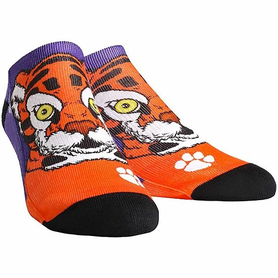 Best Pirce ๐ Unbranded Youth Rock Em ๐งฆ Socks Clemson Tigers Mascot Low ๐งฆ Socks โ
