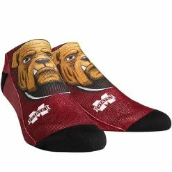 Hot Sale 🎉 Unbranded 👩 Women's Rock Em 🧦 Socks Mississippi State Bulldogs Mascot Low Ankle-Length 🧦 Socks 👍
