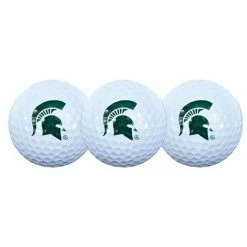 Wholesale 😉 Unbranded Michigan State Spartans Pack Of 3 Golf Balls 🧨