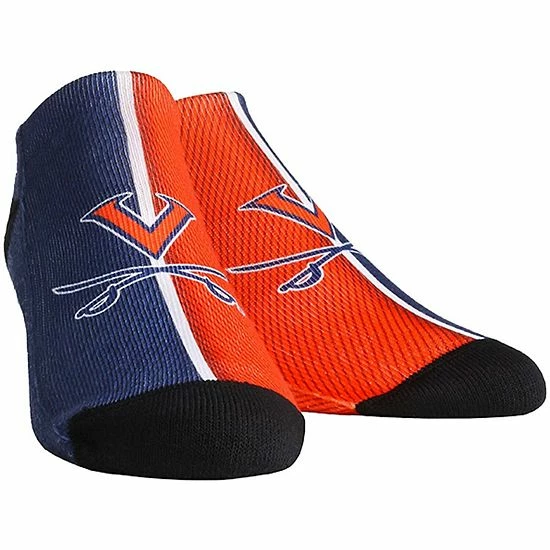 Budget ๐คฉ Unbranded Men's Virginia Cavaliers Campus Stripe Ankle ๐งฆ Socks ๐