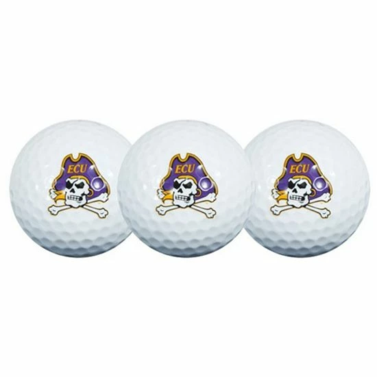 Wholesale ๐ Unbranded ECU Pirates Pack Of 3 Golf Balls ๐