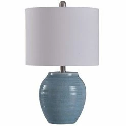 Flash Sale 🔥 Unbranded Blue Crackle Table Lamp 🧨
