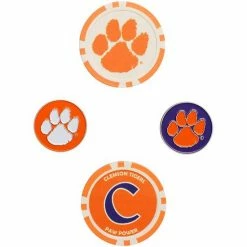 Wholesale 😀 Unbranded Clemson Tigers Ball Marker Set ✔️
