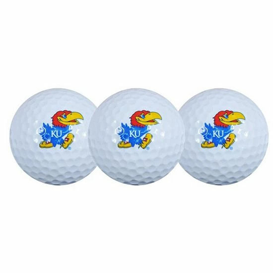 Cheap ๐ Unbranded Kansas Jayhawks Pack Of 3 Golf Balls ๐งจ