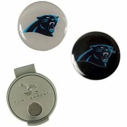 New 🥰 Unbranded Carolina Panthers Hat Clip & Ball Markers Set 🧨