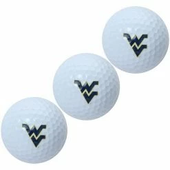 Deals 🔔 Unbranded West Virginia Mountaineers Pack Of 3 Golf Balls 😉