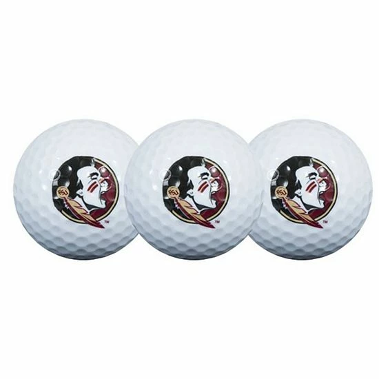 Promo 🤩 Unbranded Florida State Seminoles Pack Of 3 Golf Balls ✨