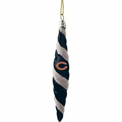 Buy 👍 Unbranded Chicago Bears 5'' Team Color Swirl Ornament 💯