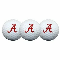 Cheap 🎉 Unbranded Alabama Crimson Tide Pack Of 3 Golf Balls 🔔