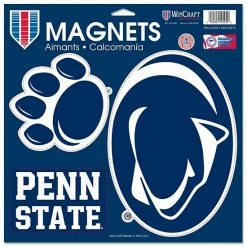 New ✔️ Unbranded WinCraft Penn State Nittany Lions 11" X 11" 3-Pack Car Magnet Set ✔️