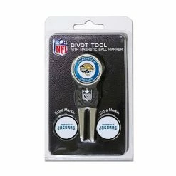 Hot Sale 🔥 Unbranded Team Golf Jacksonville Jaguars 4-pc. Divot Tool & Ball Marker Set 🌟