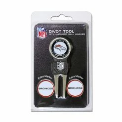Promo ✨ Unbranded Team Golf Denver Broncos 4-pc. Divot Tool & Ball Marker Set 🧨