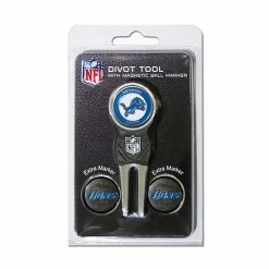 Promo 👍 Unbranded Team Golf Detroit Lions 4-pc. Divot Tool & Ball Marker Set 🔥