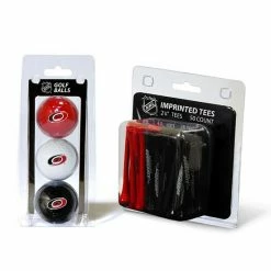 New 🧨 Unbranded Team Golf Carolina Hurricanes Ball & Tee Set 👍