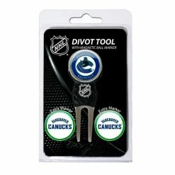 Cheap 🥰 Unbranded Team Golf Vancouver Canucks 4-pc. Divot Tool & Ball Marker Set 🤩