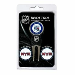 Cheapest 🔔 Unbranded Team Golf New York Rangers 4-pc. Divot Tool & Ball Marker Set ✔️