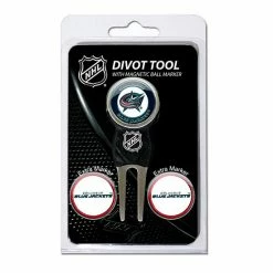 Coupon 🎉 Unbranded Team Golf Columbus Blue Jackets 4-pc. Divot Tool & Ball Marker Set ❤️
