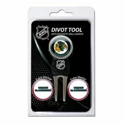 Best Pirce 😉 Unbranded Team Golf Chicago Blackhawks 4-pc. Divot Tool & Ball Marker Set 🤩