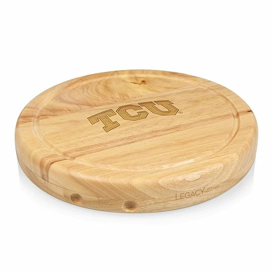 Best Pirce ๐ Unbranded Picnic Time TCU Horned Frogs Circo Cheese Cutting Board Set ๐ฏ