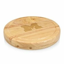 Outlet 🎉 Unbranded Picnic Time Michigan Wolverines Circo Cheese Cutting Board Set 🎁