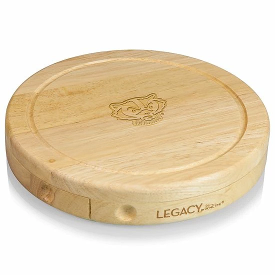 Discount 🤩 Unbranded Wisconsin Badgers Brie Cheese Cutting Board Set ✔️