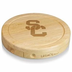 Cheap 🥰 Unbranded USC Trojans Brie Cheese Cutting Board Set ⭐
